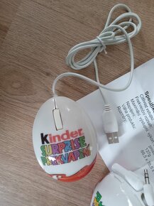Kinder usb myš + Kinder repráček - 2