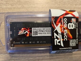 Paměti RAM do PC DDR3 8GB 1600Mhz černé nové + box - 2