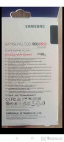 NOVÝ Samsung 980 PRO 2TB heatsink NVMe M.2 SSD - 2