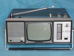 Přenosný televizor UNIVERSUM FK100R z roku 1968 - 2