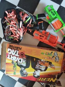 Sada Nerf Darth Tagg 2 pistole,vesty, brýle,náboje+2 Nerf - 2