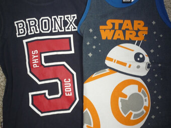 2x tílko, nátělník Star Wars vel 134-140 - 2