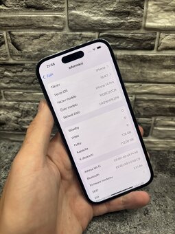 iPhone 14 Pro 128GB Deep Purple, baterie 83% - 2