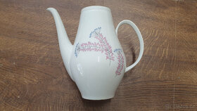 Porcelánová soupra - bílá s dekorem - 2