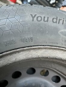 Sada plechových zimních kol Škoda Octavia 3 195/65 R15 - 2