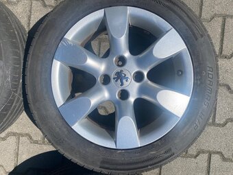 Sada hliníkových kol Peugeot rozměru 205/55/16 - 2