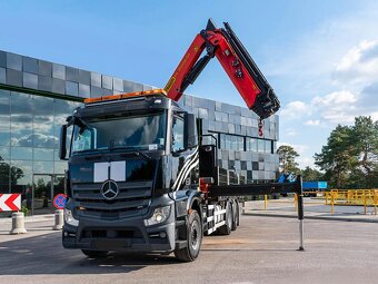 Mercedes-Benz Actros 2542 6x2 - valník s hydraulickou rukou - 2