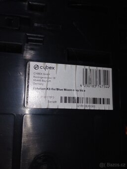 Autosedačka Cybex X2 fix - 2