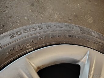 BMW E46 alu kola R16 7.5J ET37 + pneu 205/55 R16 - 2