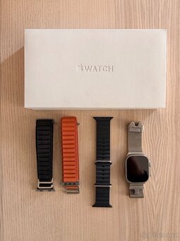 Apple Watch Ultra, perfektní stav, extra řemínky - 2