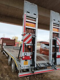 Vlek přívěs na přepravu kompresor vrtná souprava - 2
