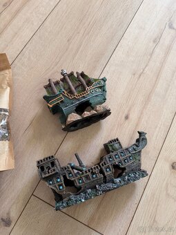 dekorace akvarium terarium + substrat - 2