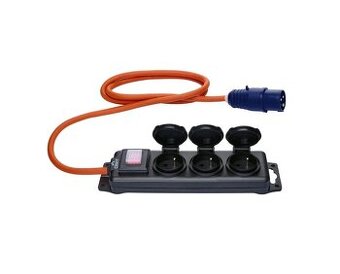 Zásuvková lišta CEE pro karavany, 1.5m. NOVÁ. - 2