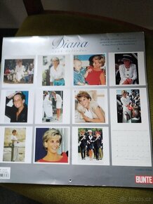 Princezna Diana -nástěnný kalendář - 2
