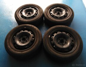 Plechové disky 15" Fabia III včetně letních pneu - 2