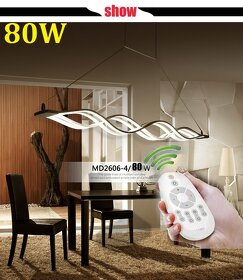 LED ZÁVĚSNÉ SVĚTLO 80W DVOJITÁ VLNA SE STMÍVAČEM - 2