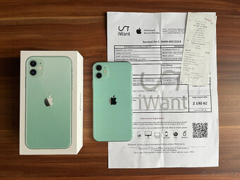 iPhone 11 - 128GB zelený + ochranné sklo - 2