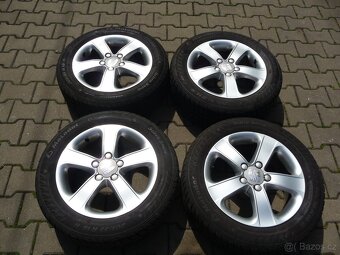 SADA ALU SEAT 16 5x112 ET 50, NOVÉ PNEU 205/55R16 - 2