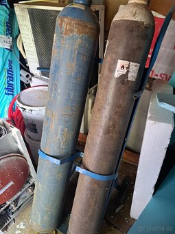 2x Tlaková láhev 50l/200Bar Včetně Vozíku - 2