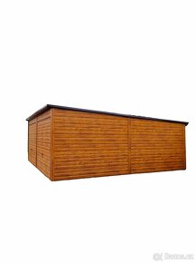 Plechová dvojgaráž 6x6m - 2