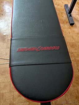Lavice na benchpress + velká osa - 2