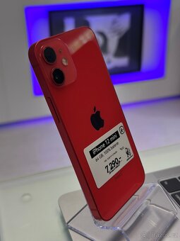 iPhone 12 mini - 64GB - 100% BAT - 6M ZÁRUKA - RED - 2