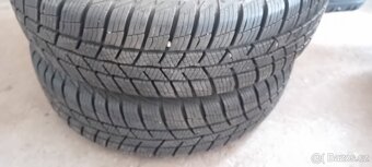 2x Zimní pneu barum polaris 165/70R13 s diskem felicia - 2