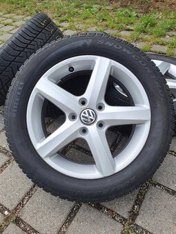 Alu kola VW 5x112 r16 6j et48 pneu 205/55/16 - 2