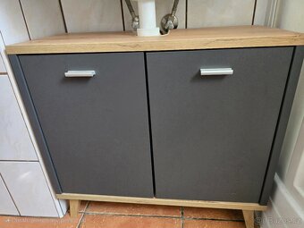 Skříňka pod umyvadlo + boční skříňka - 2