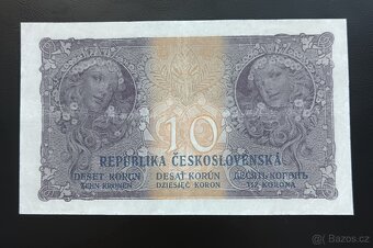 10 Kč 1919 Vzácná Série O... Neperforovaná - 2