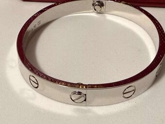 Original Cartier Love Armband Armreif in 18 Karat Weißgold G - 2