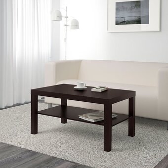 Konferenční stolek černý / Coffee table black LACK IKEA - 2