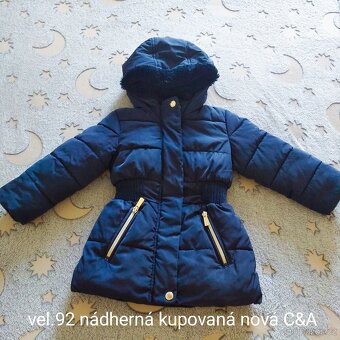 Bunda podzimní i zimní vel.92 - 2