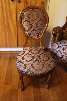 Starožitná pohovka sofa + 2 židle - 2
