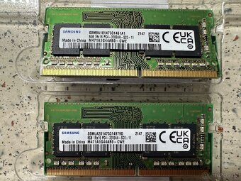 Set pamětí do NTB Samsung 2x8GB SO-DIMM DDR4 3200MHz - 2