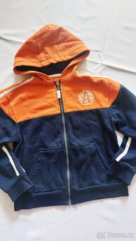 Mikina s kapucí, sportovní mikina vel. 134 - 2