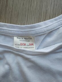 Dívčí tričko ZARA vel.164 TOP stav - 2