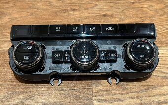 Panel klimatizace, Climatronic - Octavia  3 III, 5E0907044AP - 2