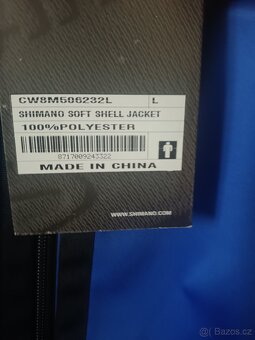 Cyklo bunda Shimano Soft Shell jacket L - 2