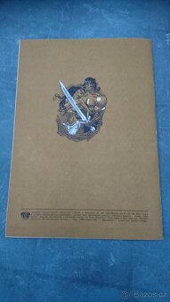 kája Saudek obálka tisku Conan Rudé hřeby r.1988 - 2
