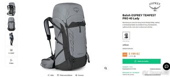 Batoh Osprey Tempest Pro 40 Lady - 2