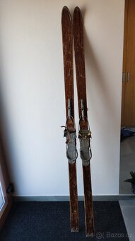 Historické sjezdové lyže 190 cm - 2