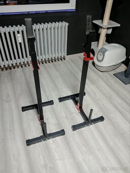 Činky stojan na činku 2x 25kg litinové - 2