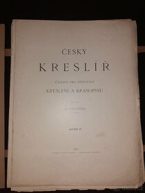český kreslíř 1884 - 2