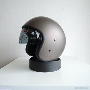 Otevřená retro helma na skútr, motorku G03x - 2