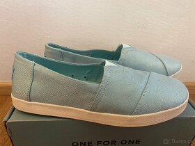 TOMS AVALON Pastel Turquoise vel. 42,5 - nenošené - 2