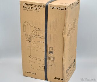 Ponorné čerpadlo Trotec TWP 4036 E - nerozbalené - 2