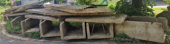 Betonové panely, betonové žlaby (kabelové žlaby) - kolektory - 2