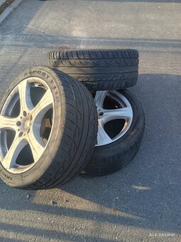 Prodám ALU kola 5x127 et35 včetně pneu 275/40 R20 - 2