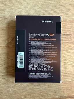 Samsung 870 EVO 1TB SSD SATA III | Nový | Záruka - 2